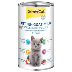 GimCat leche de cabra de sustitución en polvo para gatitos - Pack % - 3 x 200 g