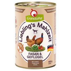 Granatapet Liebling's Mahlzeit 6 x 400 g - Faisán y ave