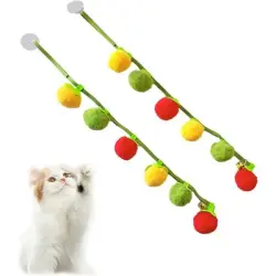 HausPets Paquete de 2 juguetes colgantes interactivos para gatos - 2 piezas