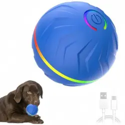 IntiMeg Pelota inteligente para perros que rebota - Azul