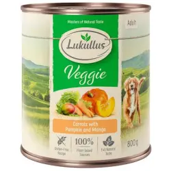 Lukullus Veggie comida húmeda vegetariana para perros - 6 x 800 g