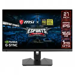 MSI Optix MAG274QRF-QD 27" LED Rapid IPS WQHD 165Hz G-Sync Compatible