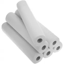 Primematik - Rollo Bobina Ecológica Papel Camilla Gofrado 6 Unidades Ks08800