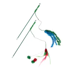 Set cañas TIAKI Xmas juguete para gatos - set de 2