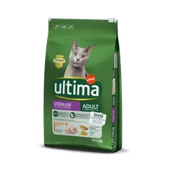 Ultima Esterilizado Adult con pollo pienso para gatos - 10 kg