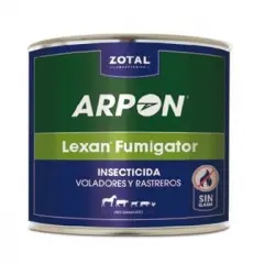 Zotal Arpon Lexan Fumigator Nube Insecticida Para Instalaciones Ganaderas, 75 Gr