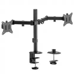 Aisens DT32TSR-149 Soporte Eco Giratorio/Inclinable para 2 Monitores/TV 17"-32" VESA 100x100 Máx 9Kg