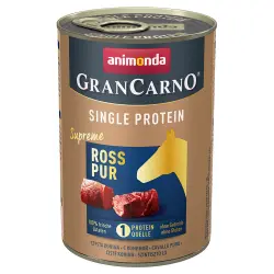 Animonda GranCarno Adult Single Protein Supreme 6 x 400 g - Caballo puro