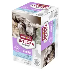 Animonda Integra Protect Adult Diabetes 6 x 100 g para gatos - Salmón