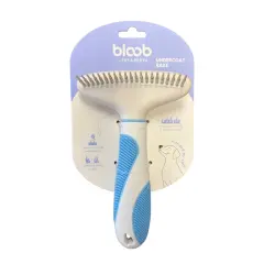 Bloob Rastrillo Deslanador Subpelo para perros