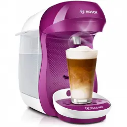 Bosch Tassimo Happy Cafetera Multibebida Blanca/Rosa