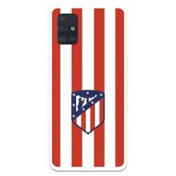 Funda Licencia Oficial Atlético de Madrid Escudo Rojiblanco para Samsung Galaxy A51