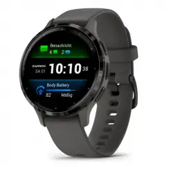 Garmin Venu 3S Reloj Smartwatch 41mm Bisel Acero Inoxidable Gris con Caja y Correa de Silicona Gris