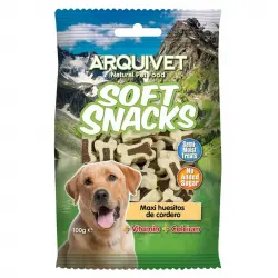 Golosinas para perros Soft snacks Maxi Huesitos de cordero 100 grs., Unidades 14 unidades
