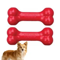 HausPets Juego de 2 huesos masticables clásicos de caucho natural - 1 artículo