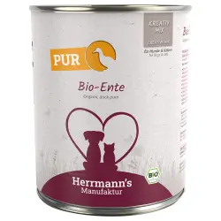 Herrmanns Bio Carne pura 6 x 800 g - Pato ecológico