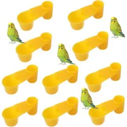 MCBOSON Juego de 10 bebederos para pájaros - 1 artículo