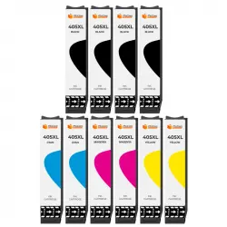 Pccom Essential Cartucho Tinta Compatible con Epson 405XL Negro/Cian/Magenta/Amarillo Pack 10