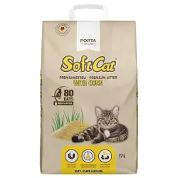 Porta SoftCat Maíz arena biodegradable para gatos - 17 l