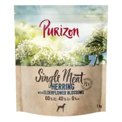 Purizon 3 x 1 kg pienso para perros: ¡20 % de descuento! - Single Meat Adult arenque con flores de saúco (3 x 1 kg)