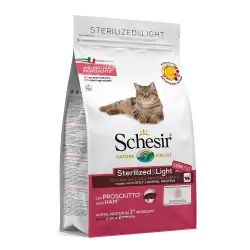 Schesir Sterilized & Light con jamón pienso para gatos - 1,5 kg