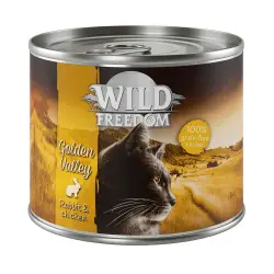 Wild Freedom comida húmeda para gatos 1 x 200 g - lata única - Golden Valley - Conejo y pollo