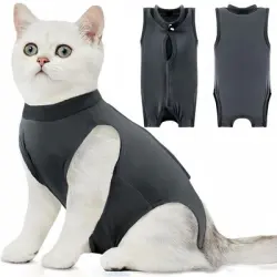 ZooVenture Traje de recuperación postoperatoria para gatos - L