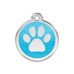 Placa identificativa Huella Brillante Aqua M