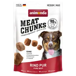 Animonda Meat Chunks Medium / Maxi snacks para perros - 80 g - Vacuno puro