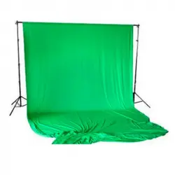 Bresser BR-D26 Soporte Ajustable + Fondo Verde Croma 3x6m