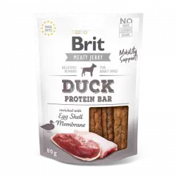 Brit jerky snack protein bar pato premios para perro, Peso 80 Gr