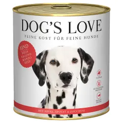Dog´s Love Adult 6 x 800 g - Vacuno