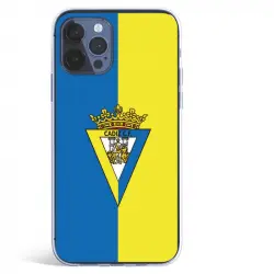 Funda del Cádiz Escudo Fondo Bicolor Licencia Oficial Cádiz CF para iPhone 12