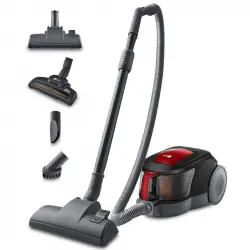 LG VC5506NHTCR Aspiradora Trineo Ciclónica sin Bolsa 650W Negra/Roja