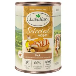 Lukullus Selected Recipes: corazón de pato delicioso - 24 x 400 g - Pack Ahoro