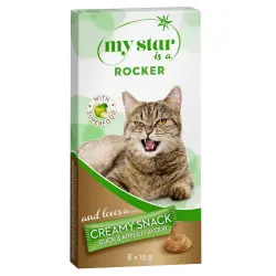 My Star is a Rocker Creamy Snack Superfood con pato y manzana para gatos - 24 x 15 g