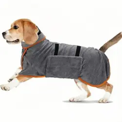 ZooVenture Bata de baño para perros - L