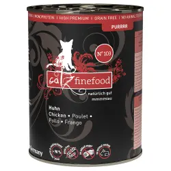 catz finefood Purrrr en latas 6 x 400 / 375 g - Nº 103 Pollo (6 x 400 g)