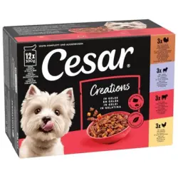 Cesar Selección carne y verduras en gelatina - 12 x 100 g