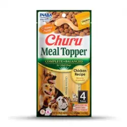 Churu Meal Topper Alimento Complementario Para Perros con Pollo, 48 x 14 gr
