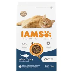 IAMS Advanced Nutrition Senior Cat 7+ con atún - 3 kg
