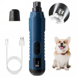 IntiMeg Lima eléctrica para uñas de mascotas - Azul