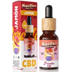 Mauritius Island Dogs Paradise Jamón Aceite 10% CBD Relajante para Perros y Gatos - 10 ml
