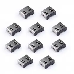 Smart Keeper Pack 10 Bloqueos para Puertos USB Negro