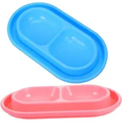 UAMLY Comederos dobles para gatos - 2 piezas