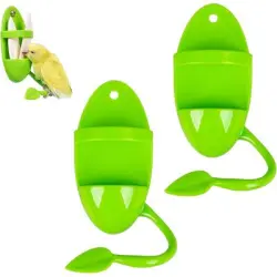 UAMLY Dispensador de comida con forma de esqueleto para pájaros domésticos - 2 piezas