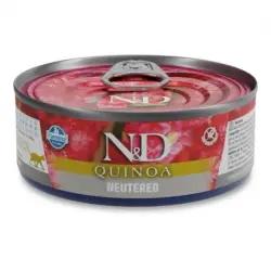 Farmina ND Quinoa Neutered Comida Húmeda para Gatos Esterilizados, 24x80gr