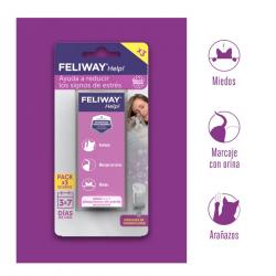 Feliway Help Difusor y Recambio con feromonas para el estrés ocasional