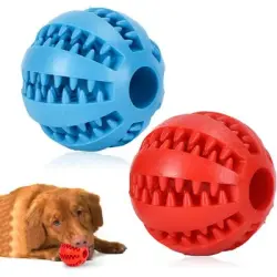 HausPets Juego 2 dispensadores golosinas – Indestructibles – – 6 cm - Juego de 2 dispensadores de 6 cm