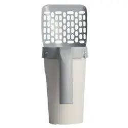 MCBOSON Pala para arena de gato con cubo de basura - 1 pieza
